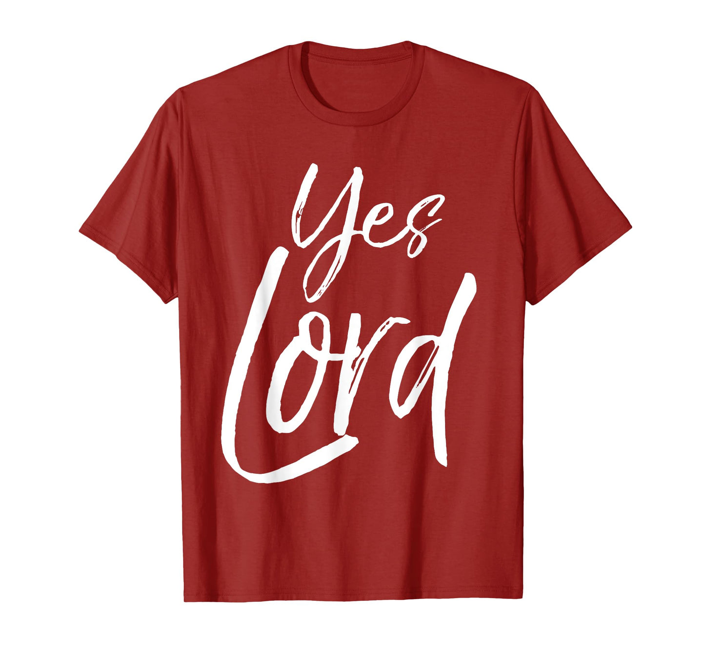 Yes Lord Shirt Vintage Amen Bold Cool Christian Tee T-Shirt