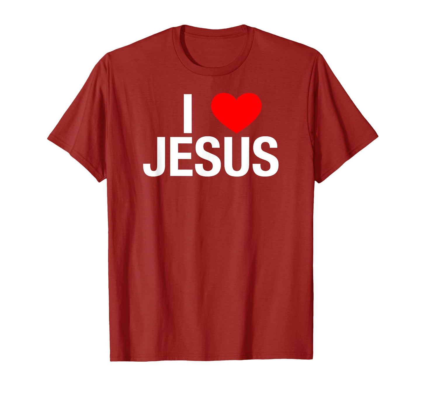 I Love Jesus - I Heart Jesus T Shirt T-Shirt
