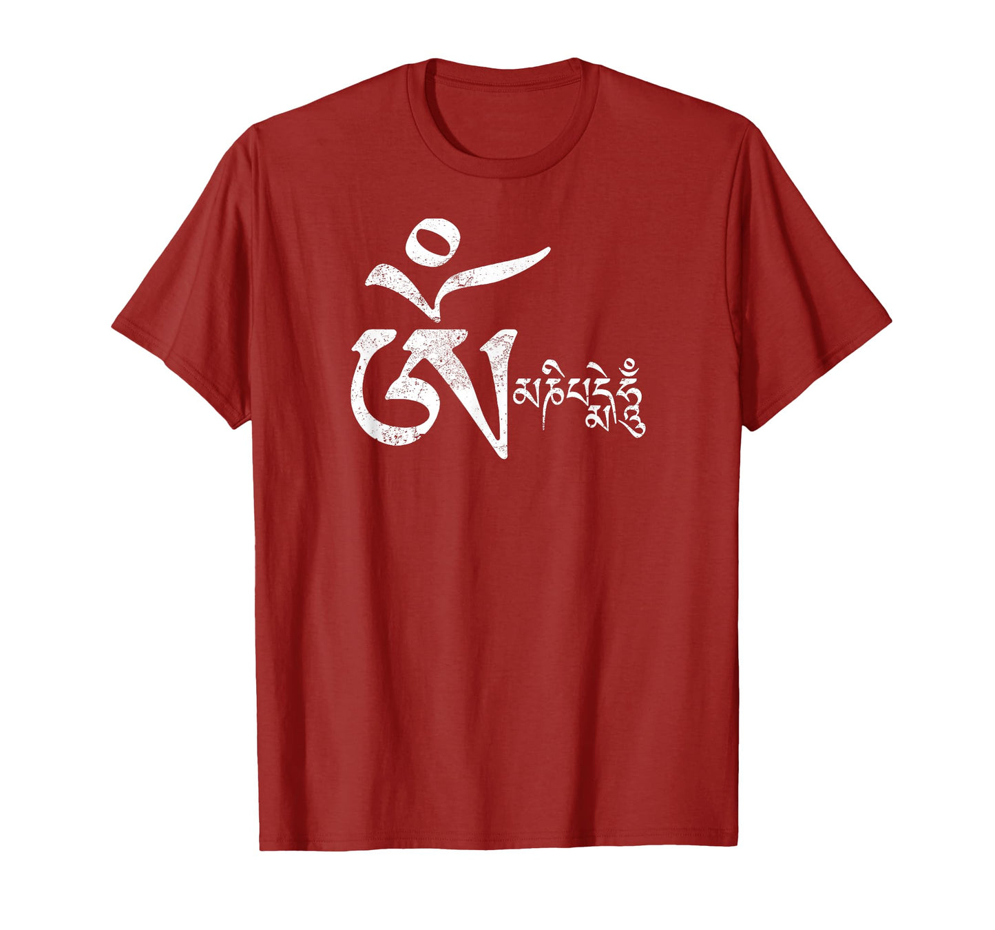 Mantra om mani padme hum yoga Buddhist zen meditation T-Shirt
