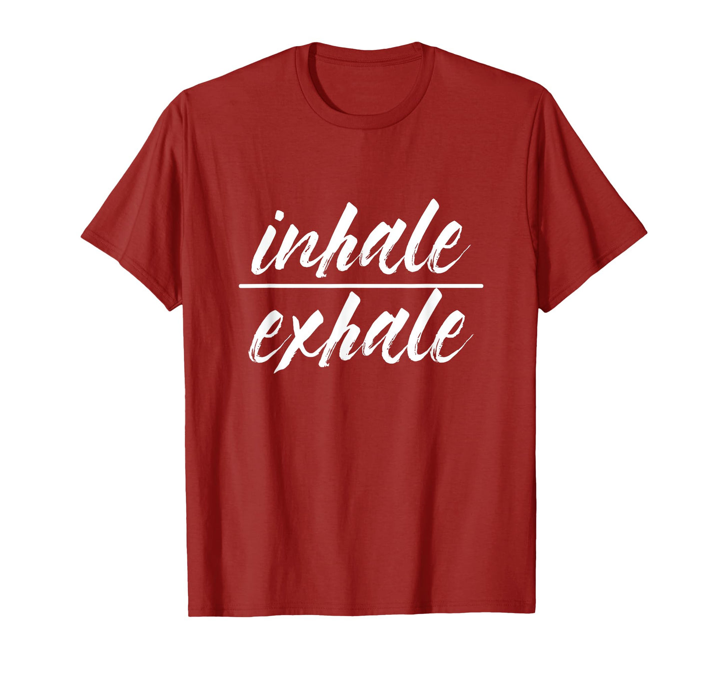 Inhale Exhale Yoga Sports Exercise Health Meditation T-Shirt