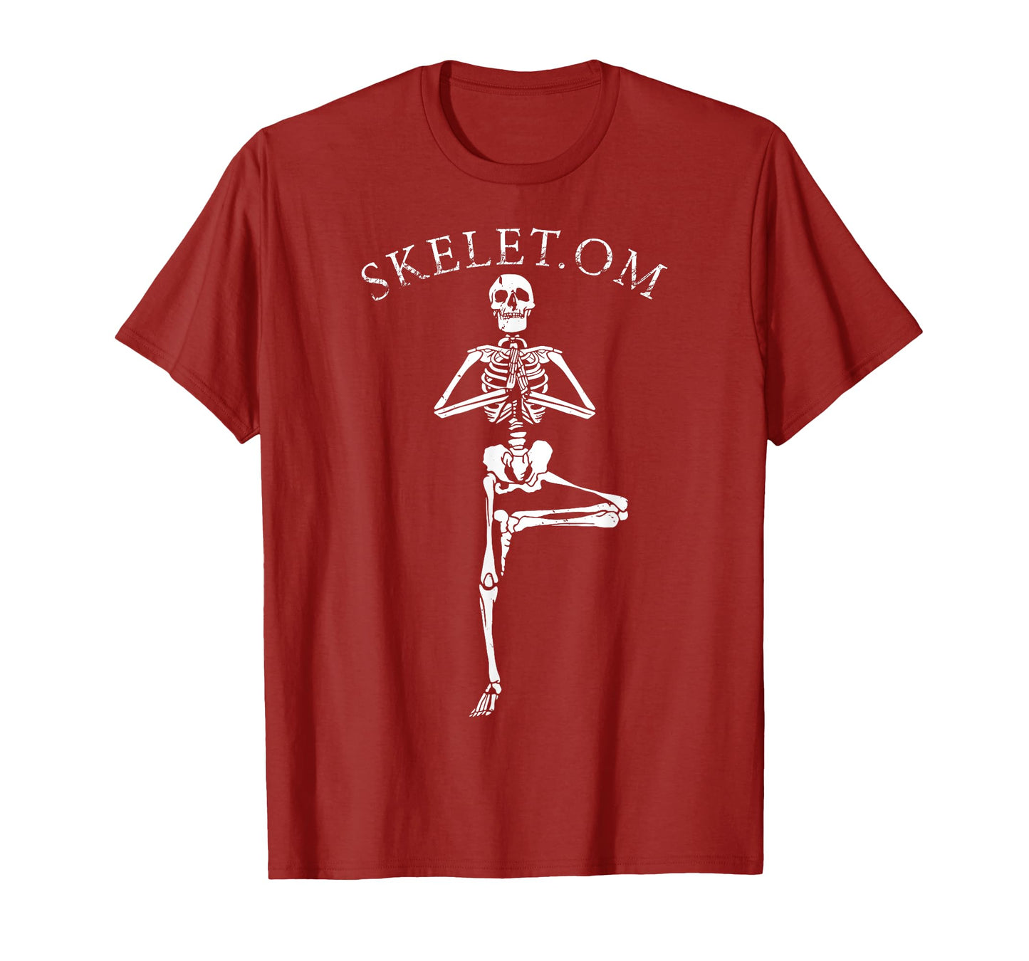 Yoga Skeleton - Skeleton Om - Half Lotus Pose - Skeletom T-Shirt