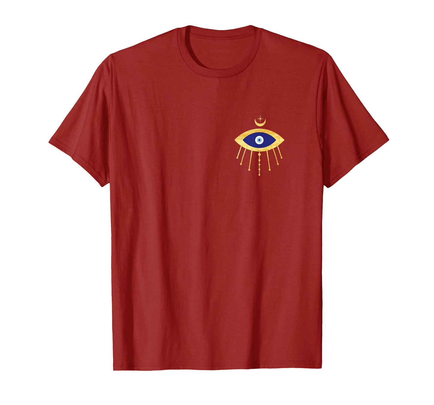 All Seeing Evil Eye Yellow Eyelashes Curse Protection T-Shirt