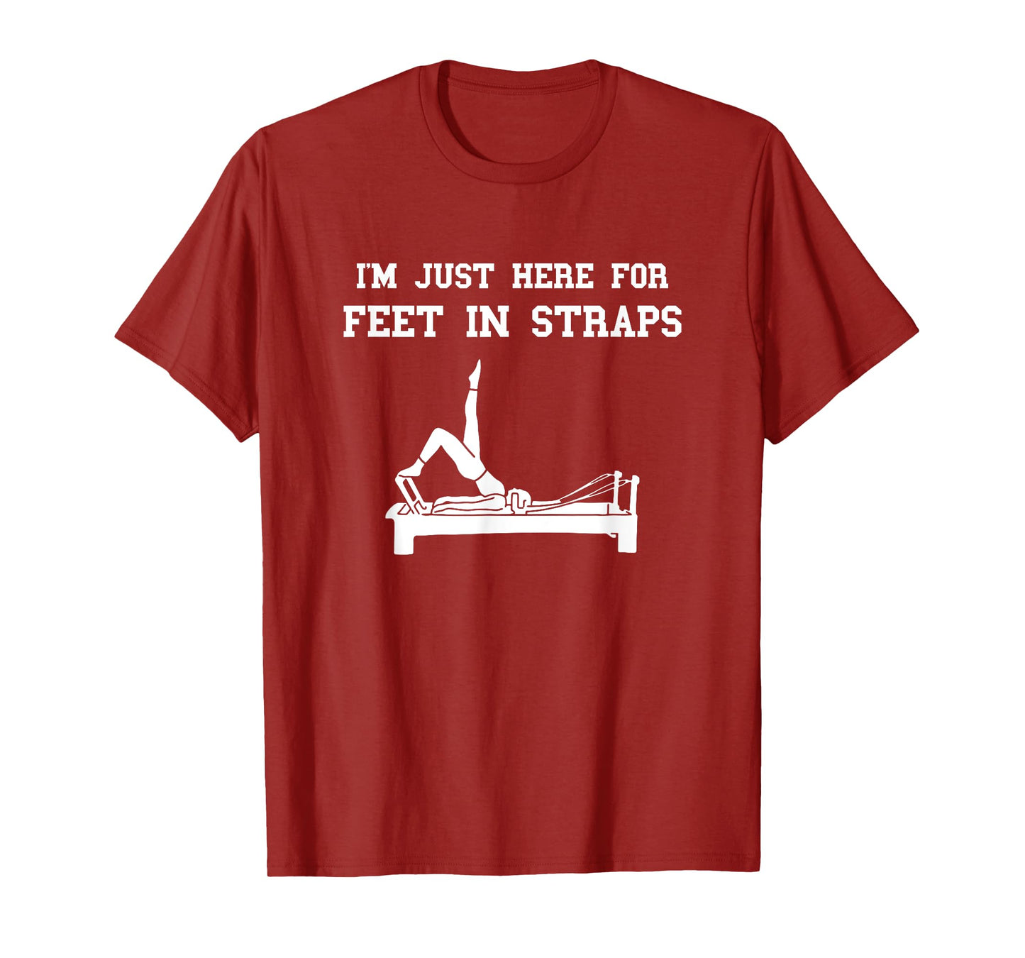Pilates Workout Feet In Straps Pilates Fitness Instructor T-Shirt