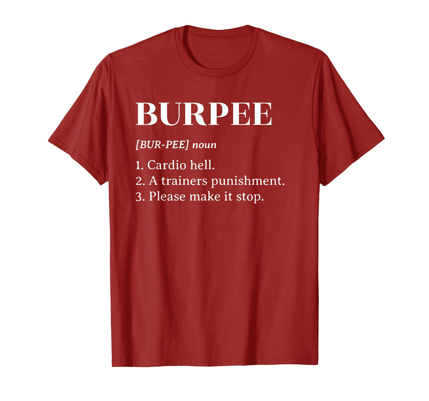 Funny Burpee Definition T Shirt Men Women Gift T-Shirt