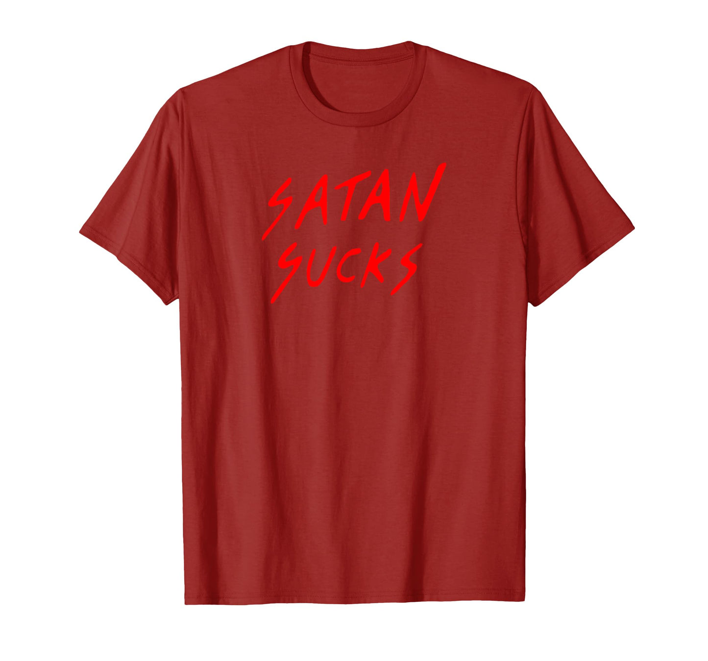 Satan Sucks Bobby Tees Bible Verse Christian Love Christ T-Shirt