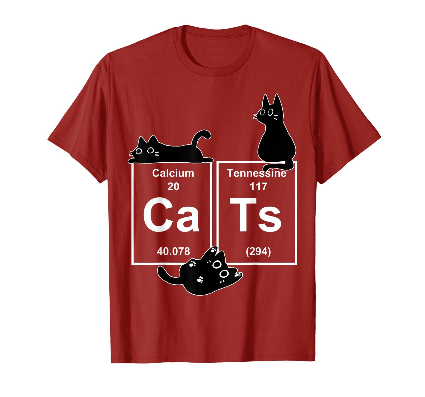 Cat Chemistry Periodic Table Funny Gifts Cat Dad, Cat Mom T-Shirt