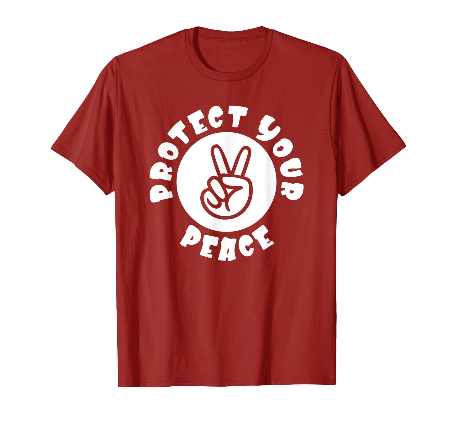 Protect Your Peace Peace Sign Hand T-Shirt