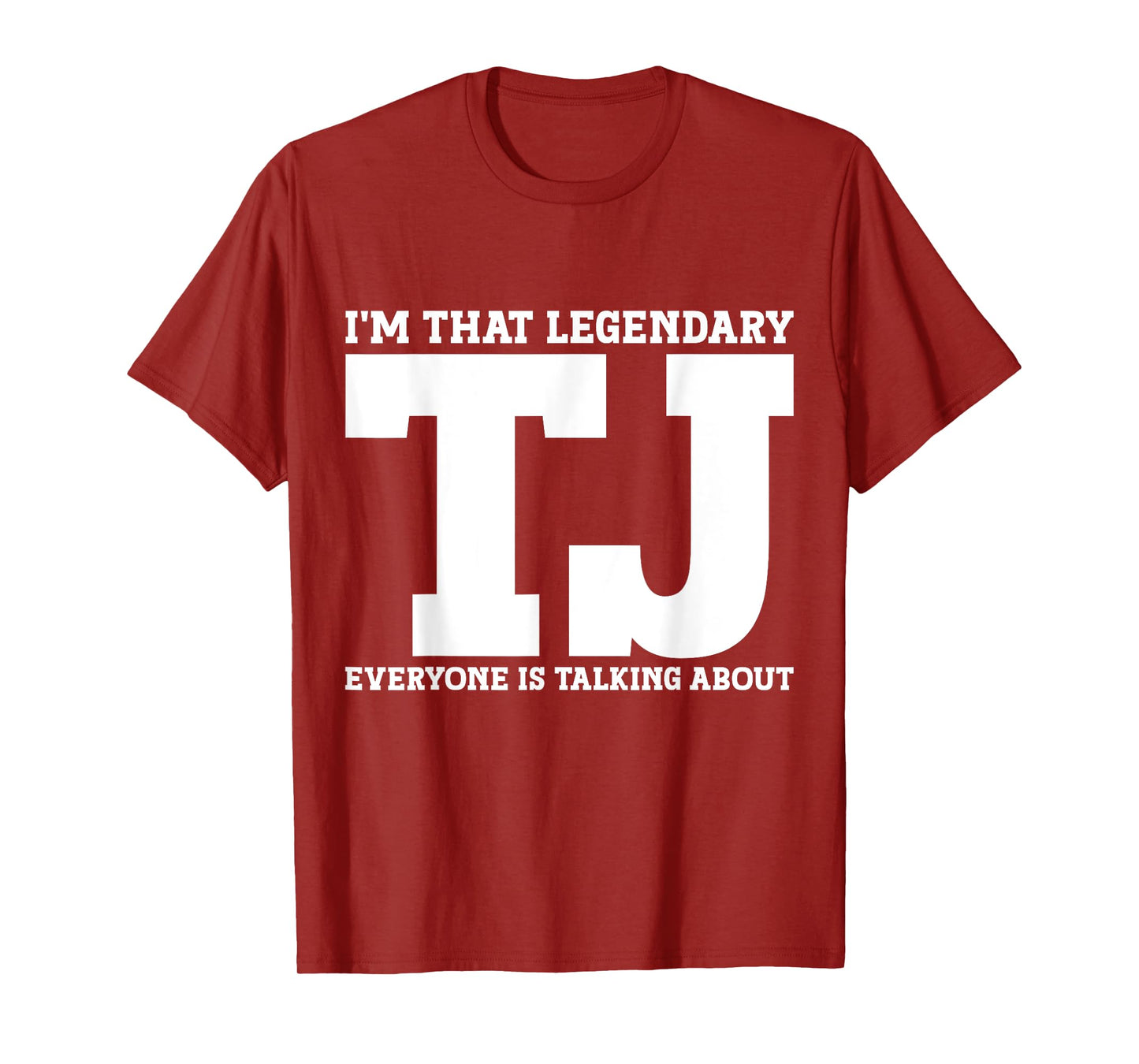 TJ Personal Name First Name Funny TJ T-Shirt