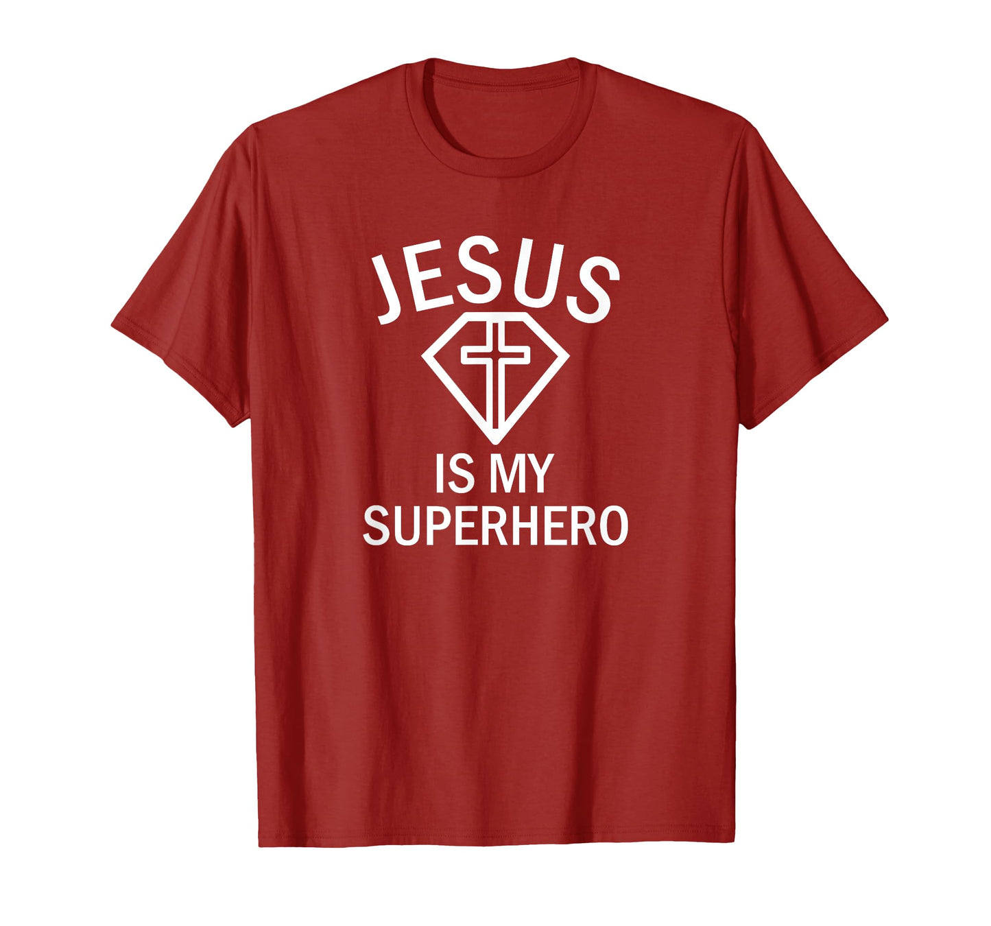 Jesus is my Superhero Religious Fun Christian Sunday T-Shirt T-Shirt