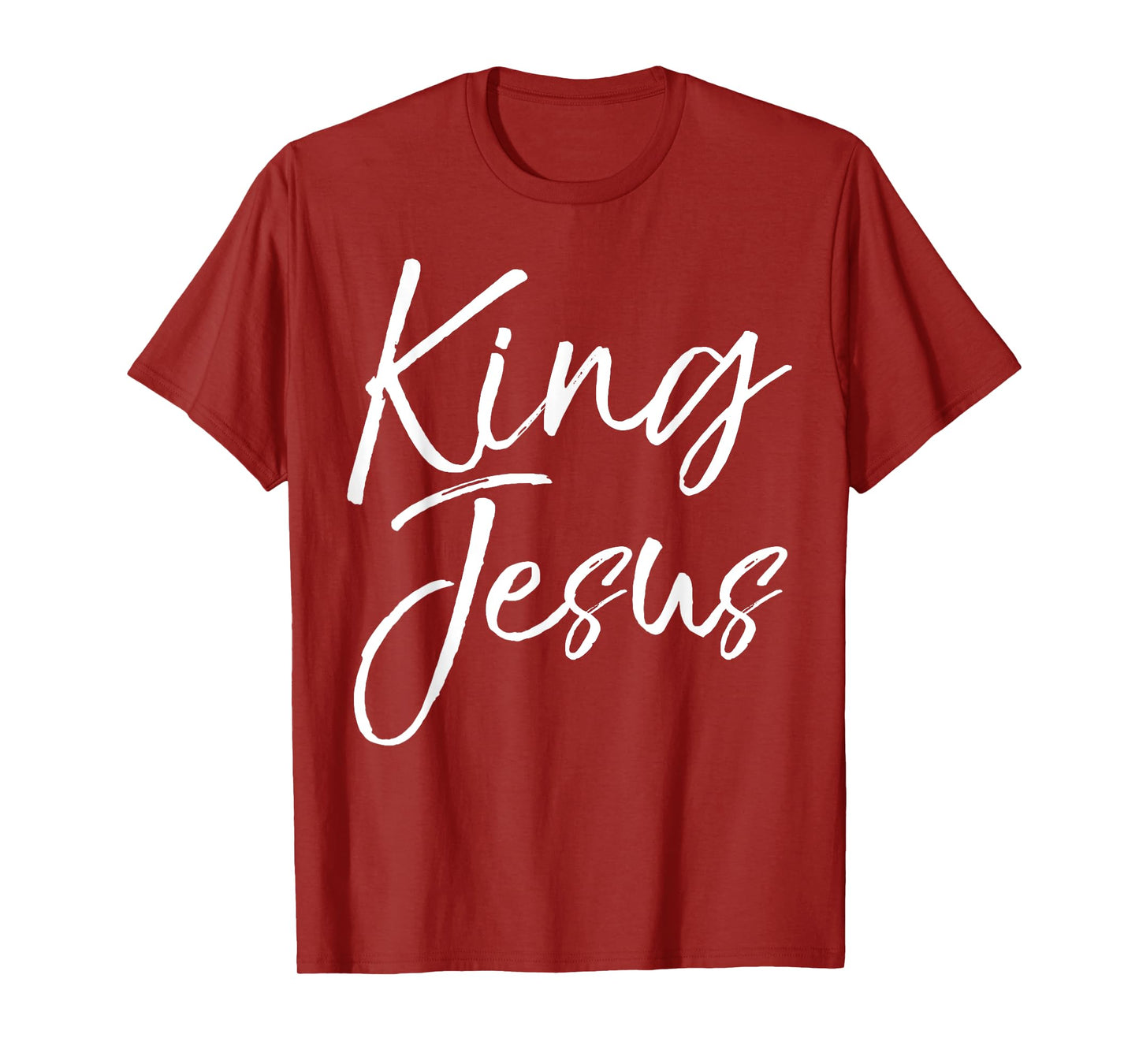King Jesus Shirt Vintage Bold Cool Christian Royalty Tee