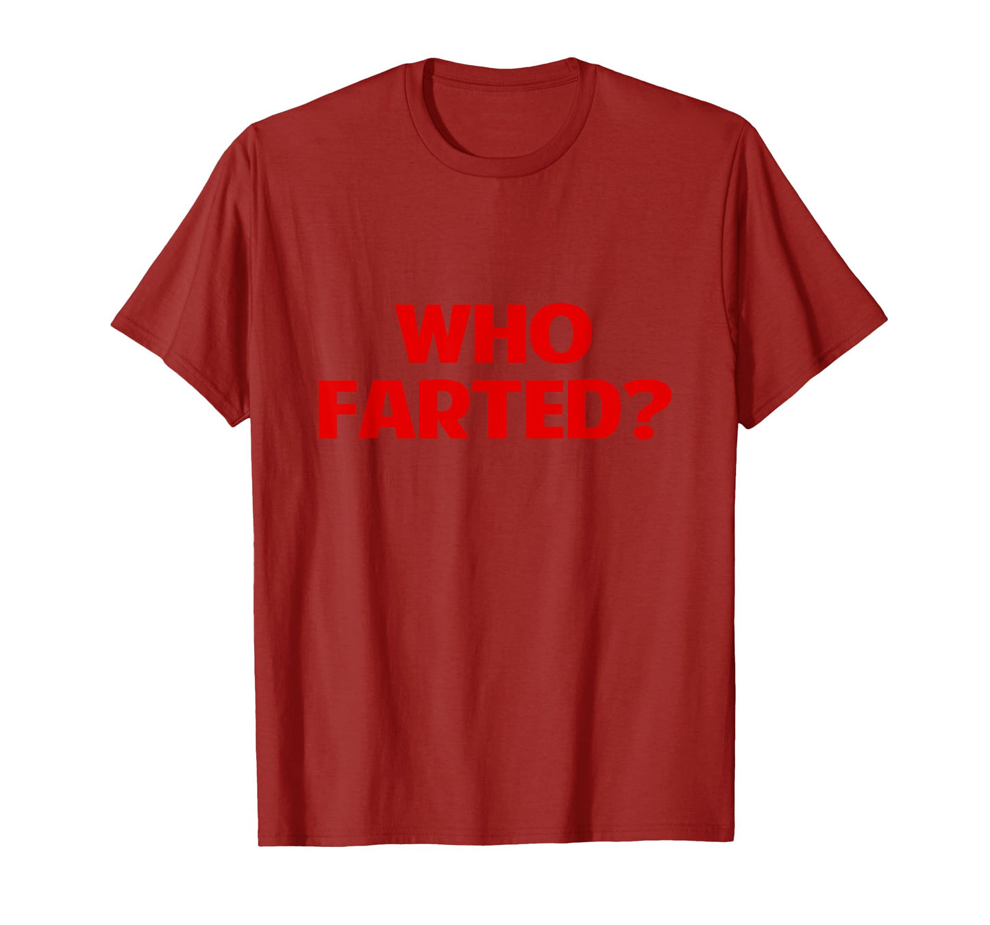 Who Farted Funny Gag Novelty T-Shirt