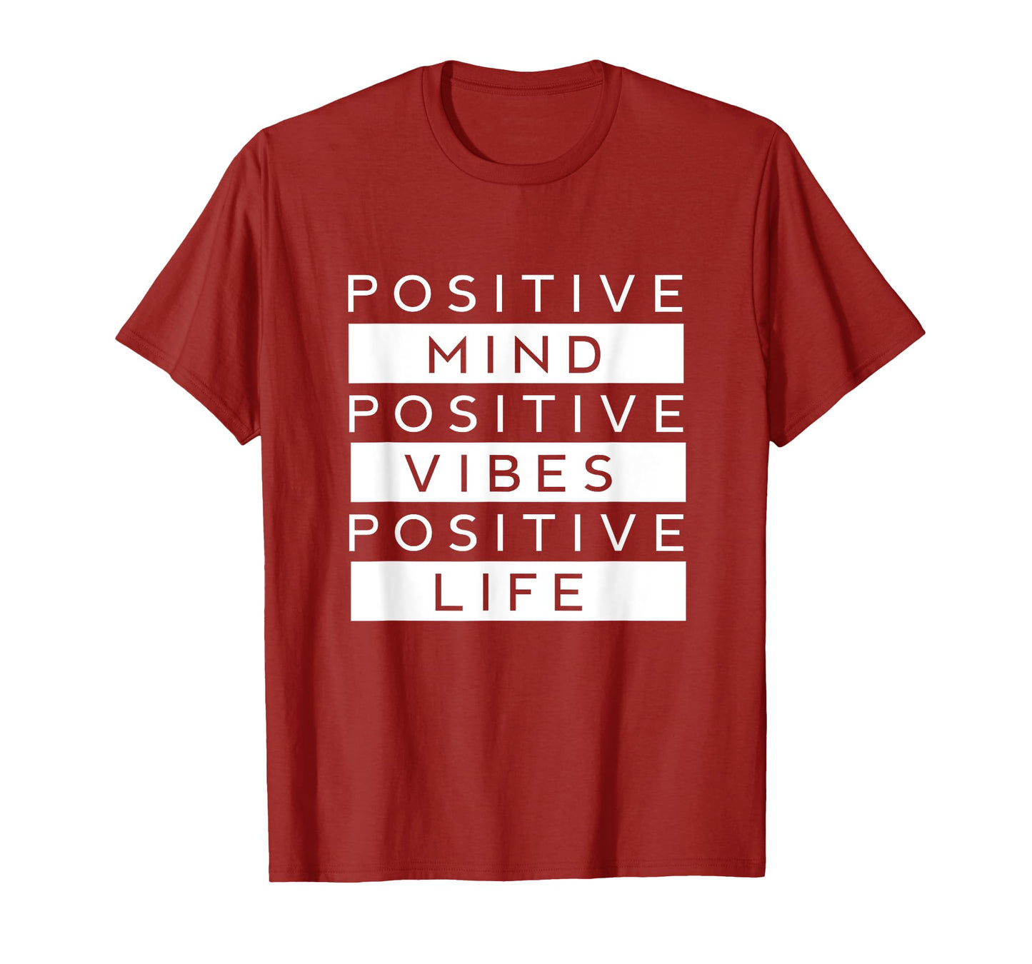 Positive mind, vibes and life Love Peace Namaste T-Shirt