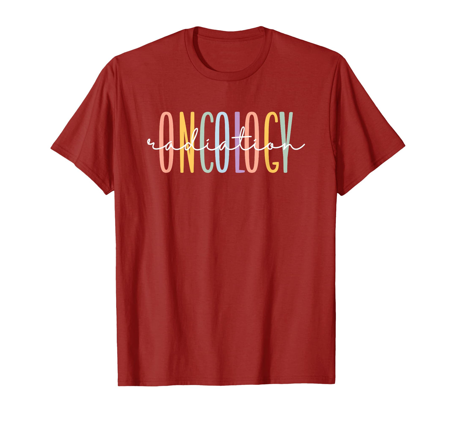 Rainbow Radiation Oncology Nurse Radiologic Technologist T-Shirt