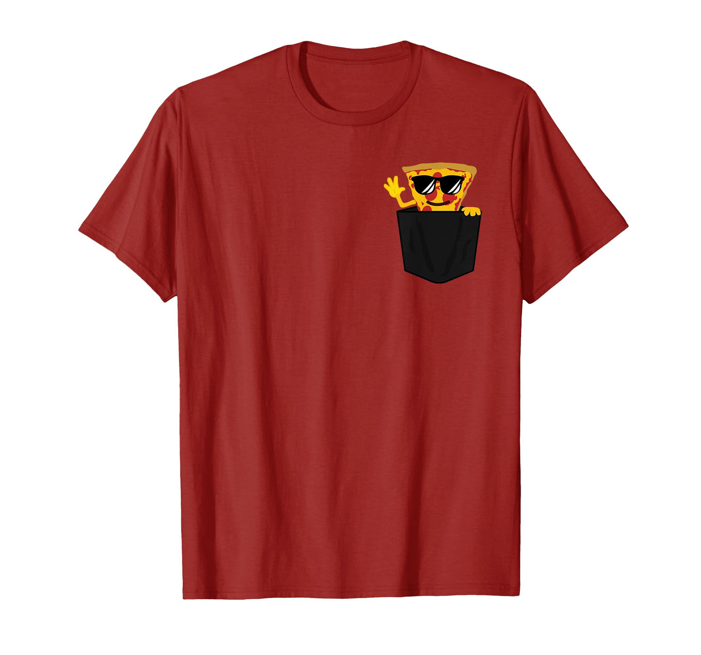 Funny Pizza Art For Men Women Foodie Pepperoni Pizza Lover T-Shirt