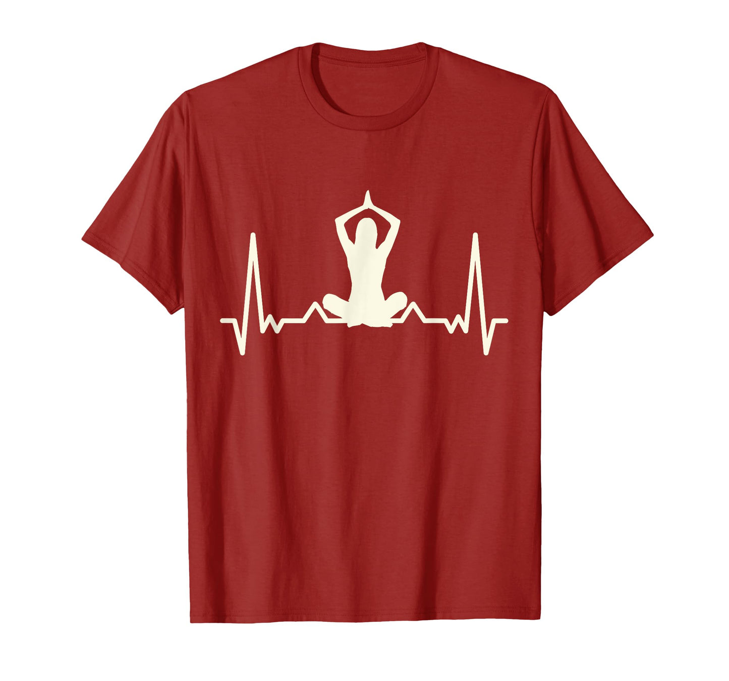 Yogi - I Love Yoga Heartbeat - Yoga T-Shirt