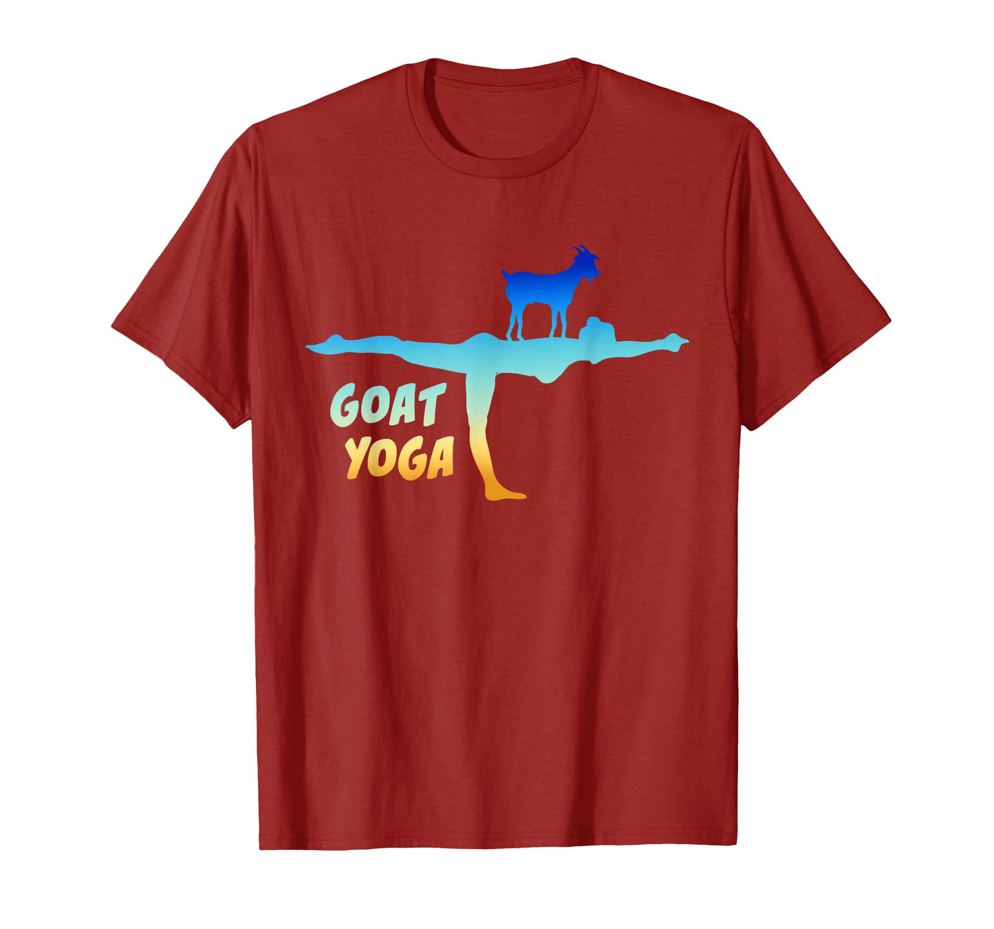Yoga is Better with Goats Virabhadrasana Pose a Goat Yoga T-Shirt