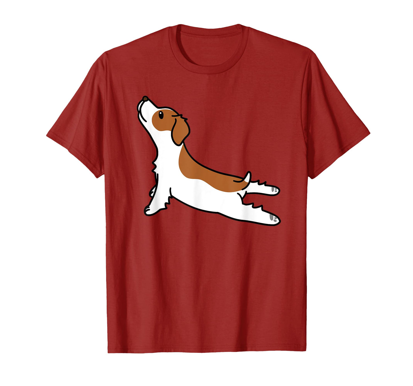 Epagneul Breton Yoga Pose Funny Dog Gift T-Shirt