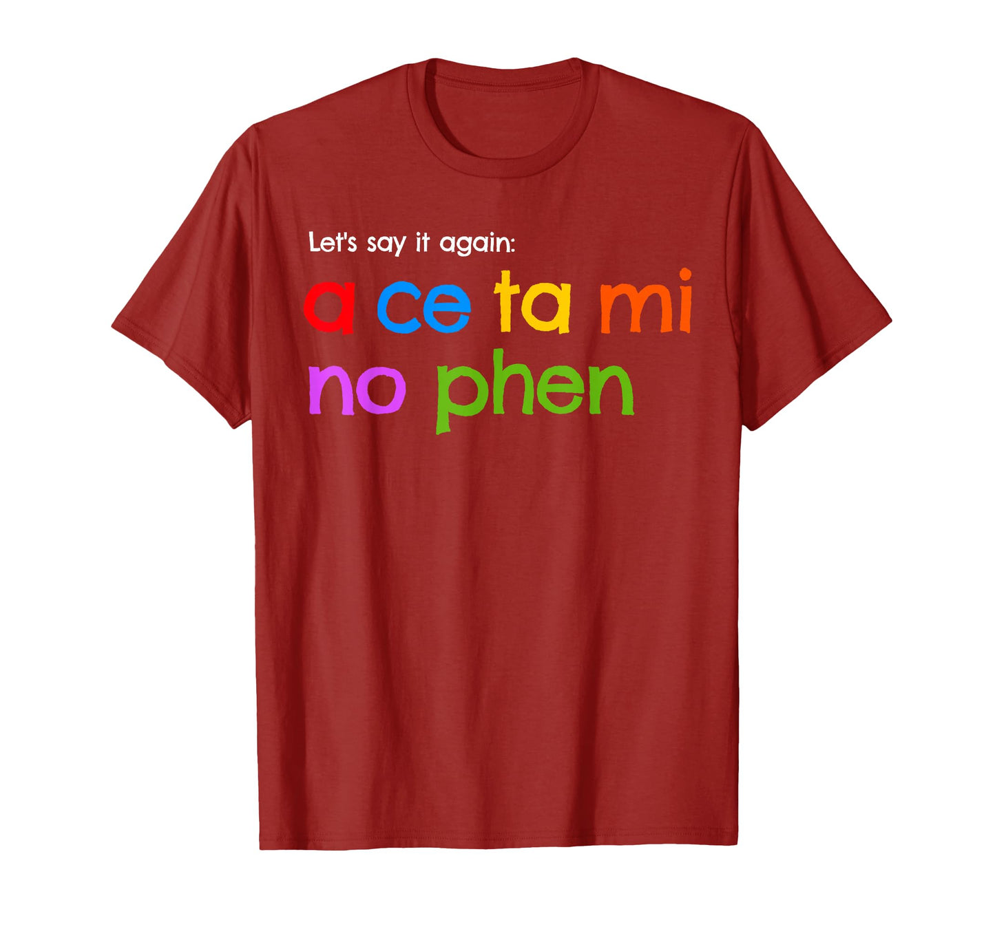 Acetaminophen How to Pronounce T-Shirt