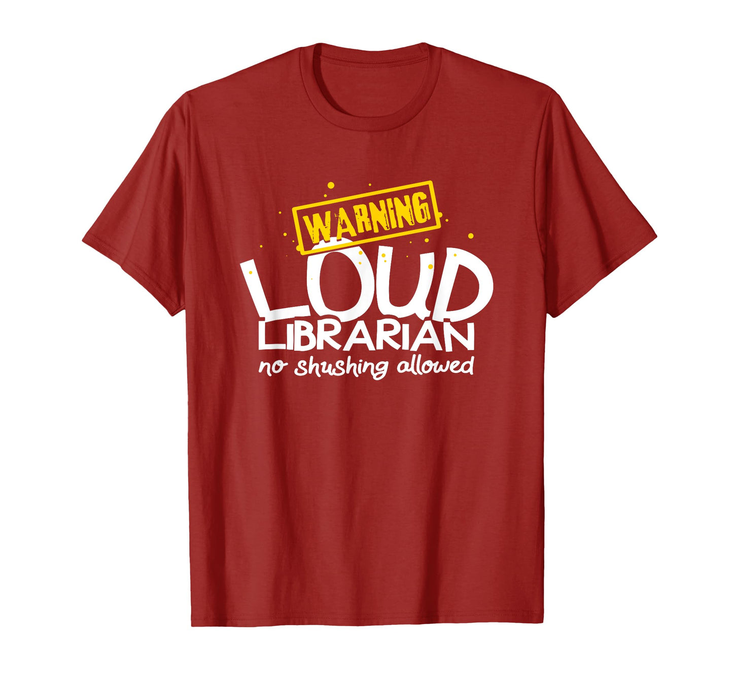 Warning Loud Librarian Library Bookkeeper Book reading T-Shirt