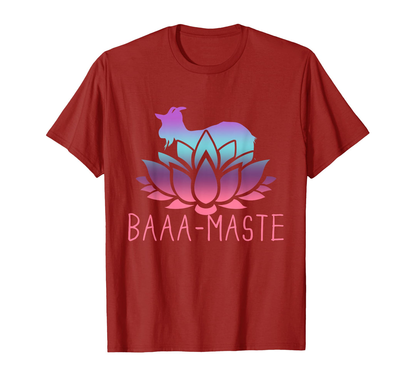 Baaa-maste Goat Yoga Namaste Spiritual Meditation Om Nayah T-Shirt