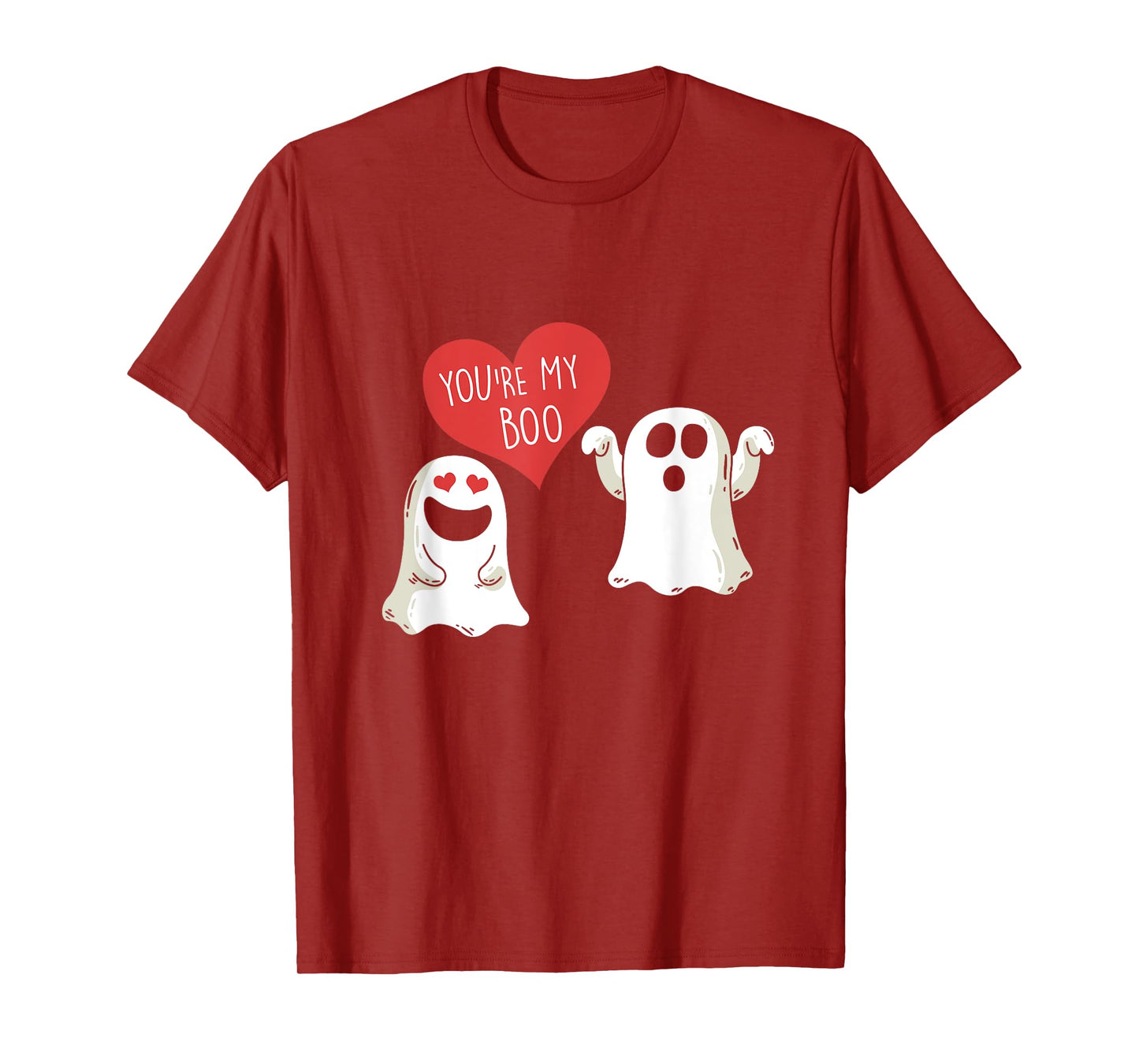 Cute Ghost Couple Boo To You Halloween Du bist mein Boo T-Shirt
