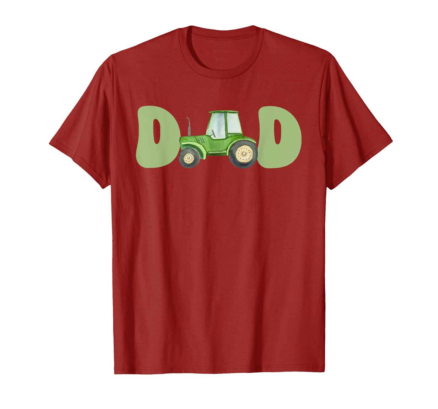Dad of The Birthday Boy Tractors Farm Trucks Farmer Family T-Shirt
