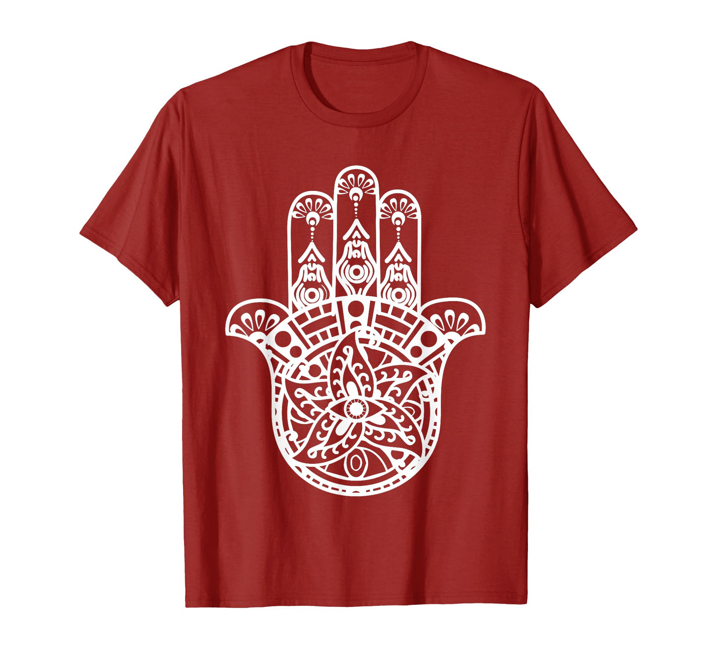 Spiritual Hamsa Hand Fatima Palm Good Luck Eye Khamsa Gifts T-Shirt