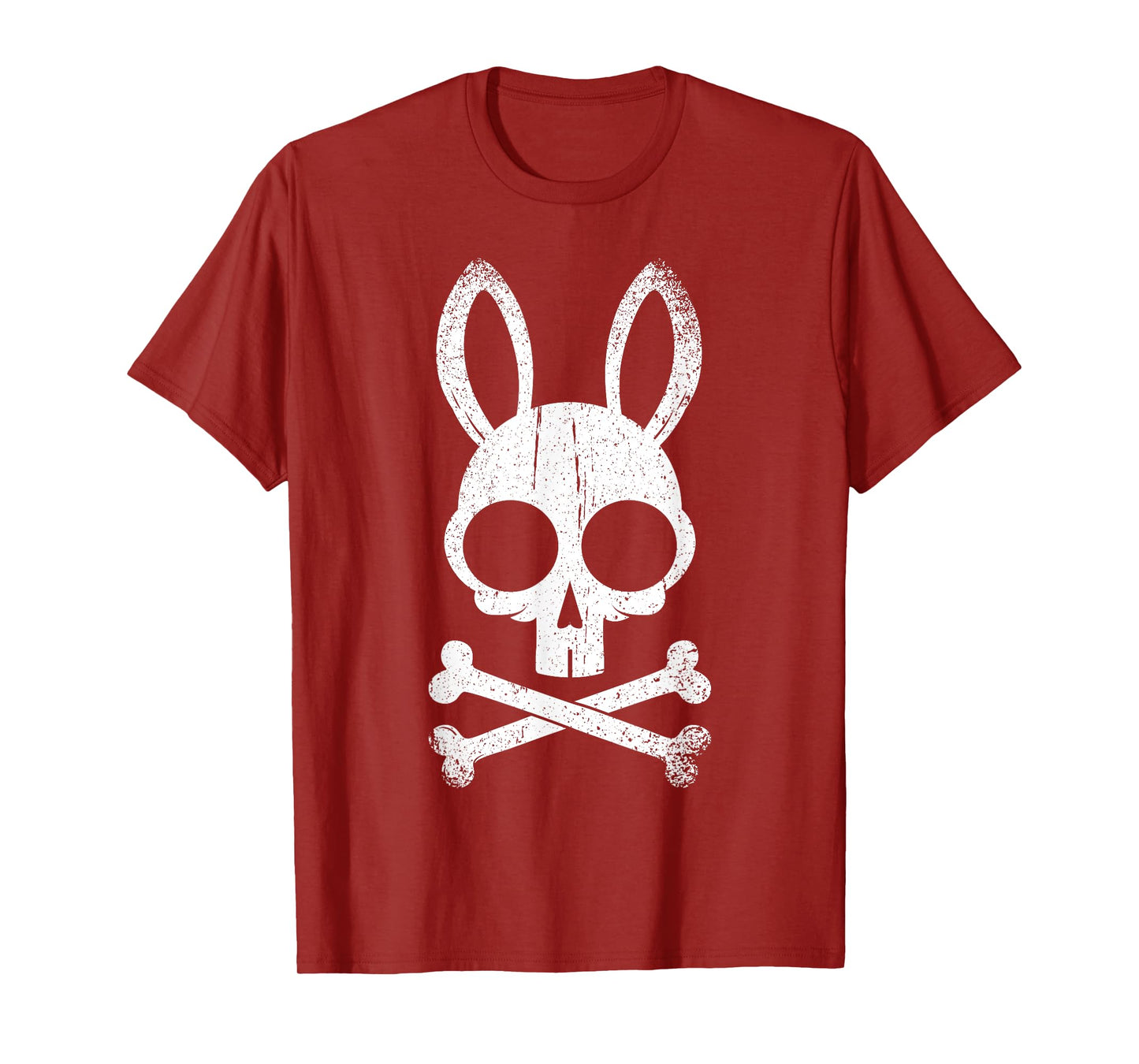Jolly Roger Funny Bunny Skull Crossbones Egg Hunt Easter Day T-Shirt