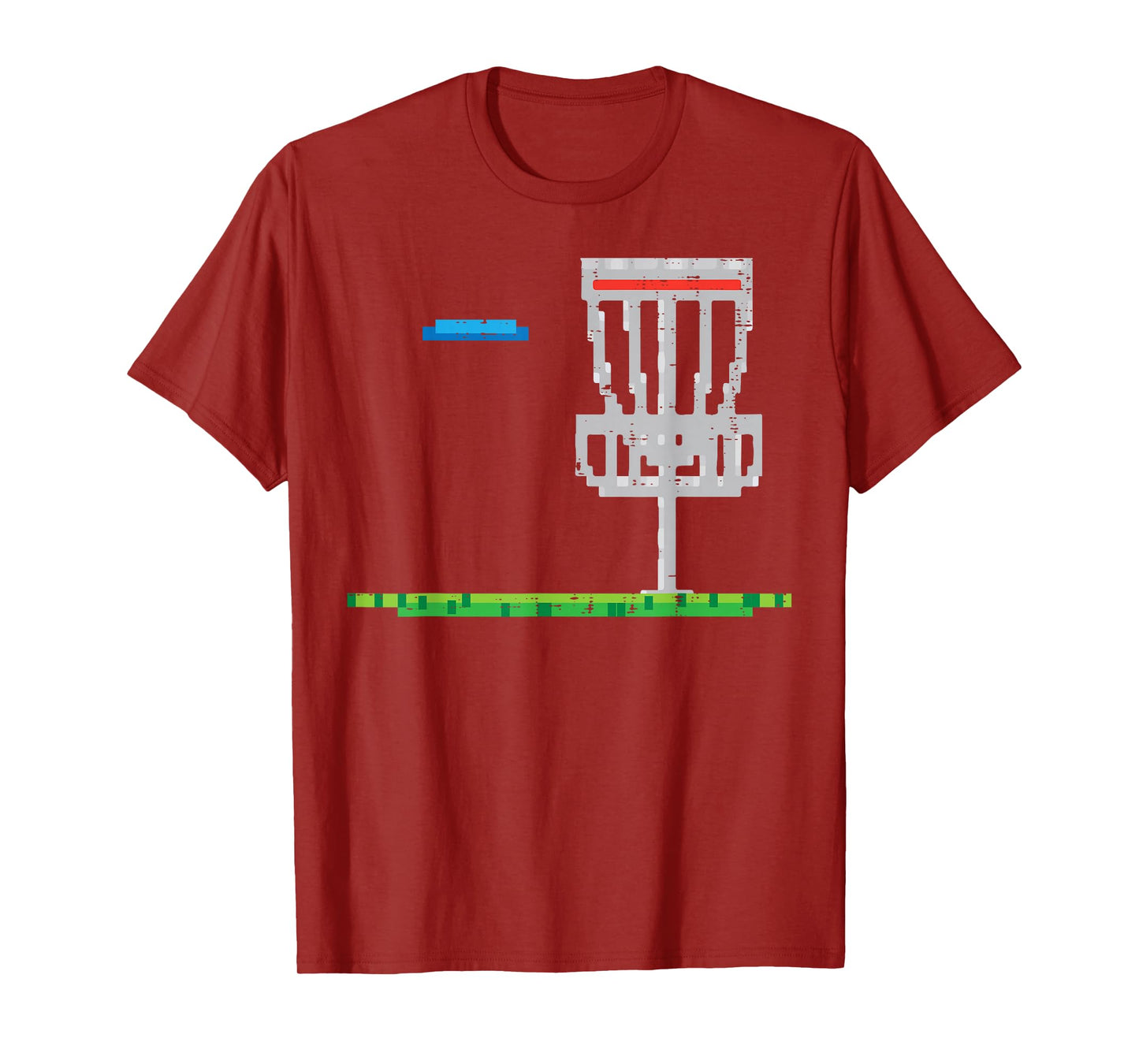 Pixel Disc Golf Frisbee Golfer Frolf Men Boys Kids Women T-Shirt