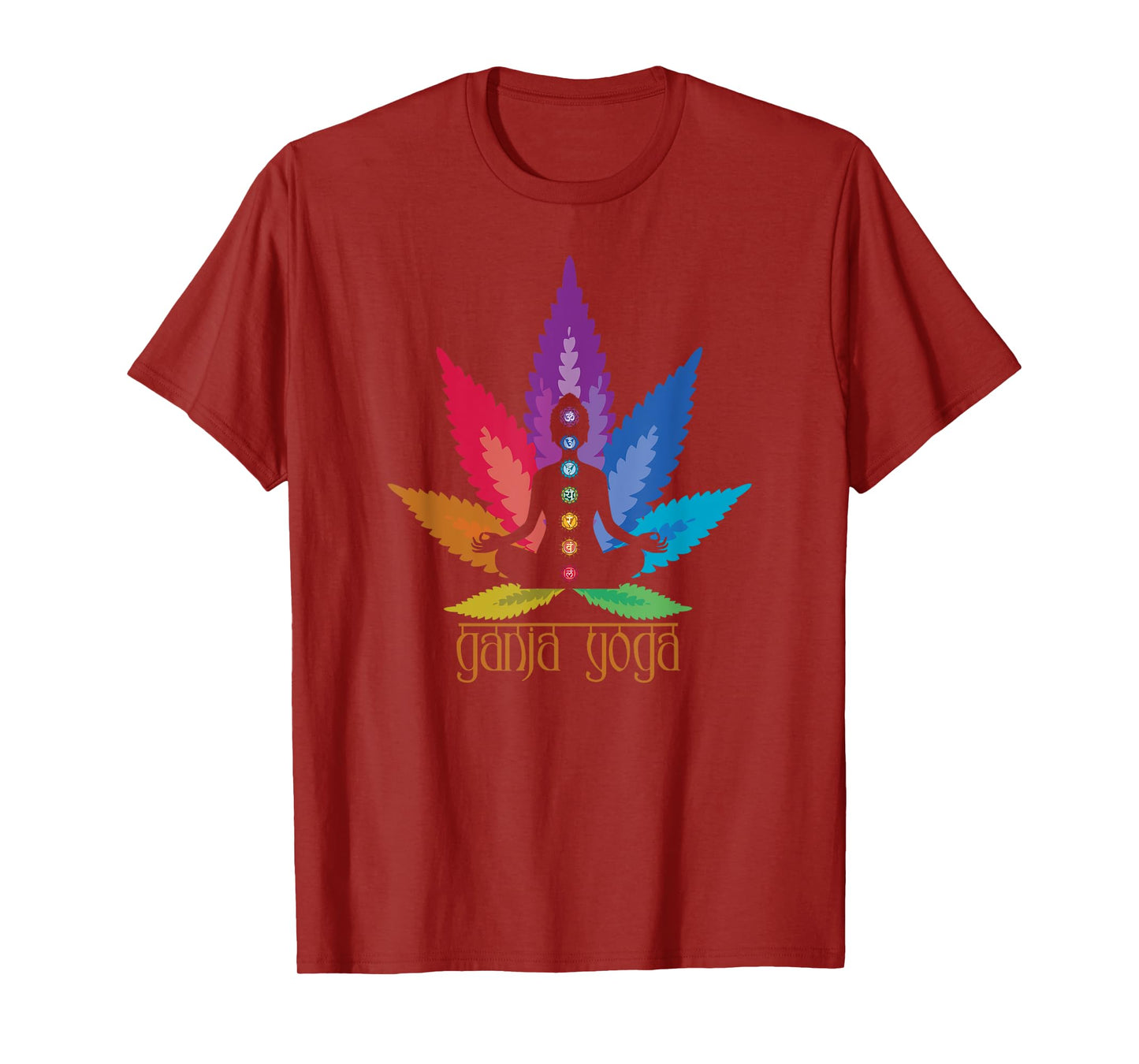 Seven Chakras Ganja Yoga T-Shirt