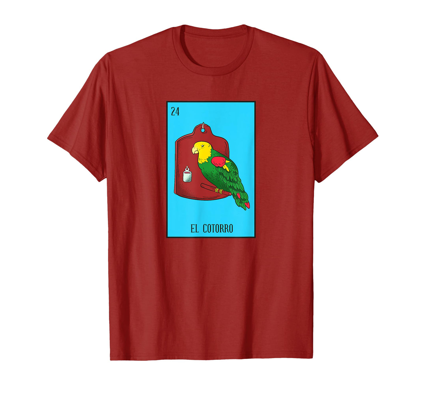 Mexican Lottery El Cotorro The Parrot Game of Mexico T-Shirt