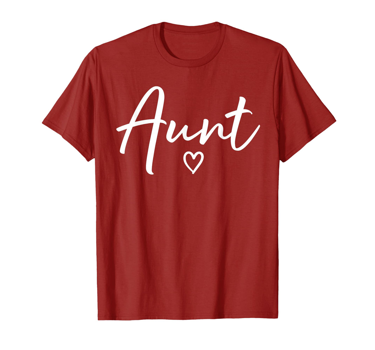 Aunt Gifts For Women Heart Mother's Day Aunt T-Shirt