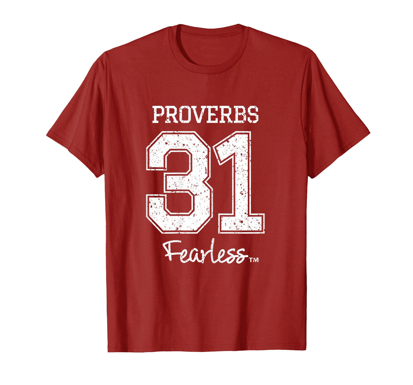 Women's Proverbs 31 Fearless - Jesus Surfed Christian TShirt T-Shirt