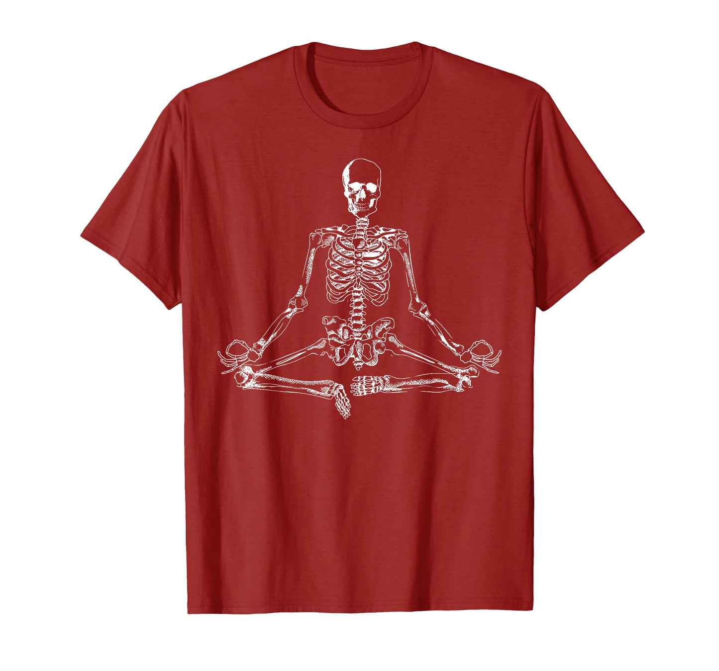 Halloween Meditating Skeleton Shirt | Funny Freaky Yoga Gift