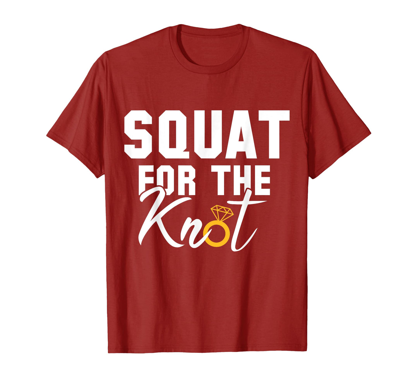 Women Workout Squat Bride Wedding Cool Fitness Lover Gift T-Shirt