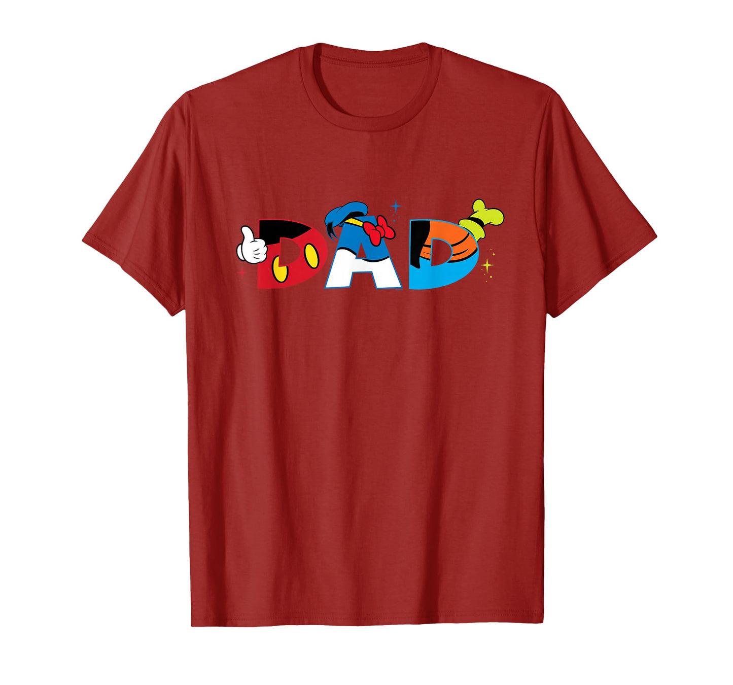 Disney Mickey Mouse and Friends Dad Father’s Day Birthday T-Shirt