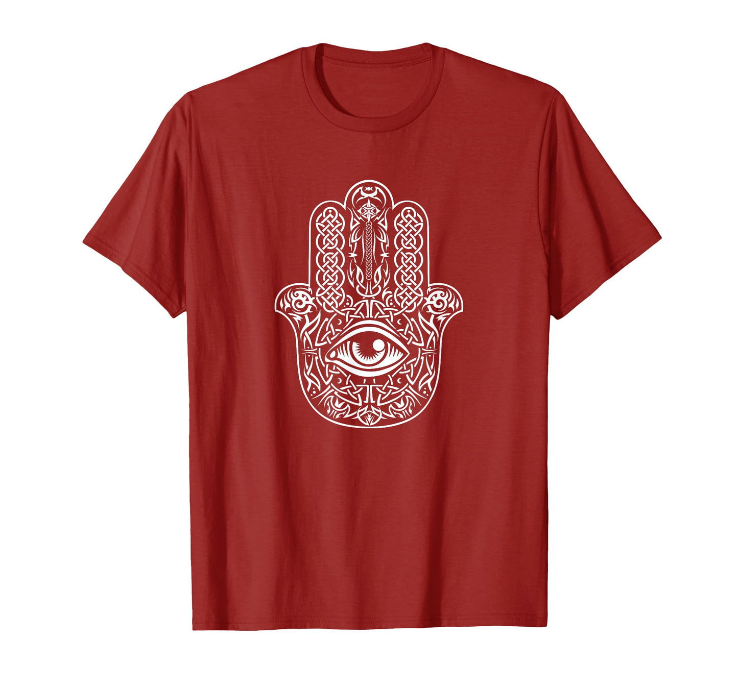 STUNNING KNOTWORK TATTOO HAMSA HAND OF FATIMA T-SHIRT T-Shirt