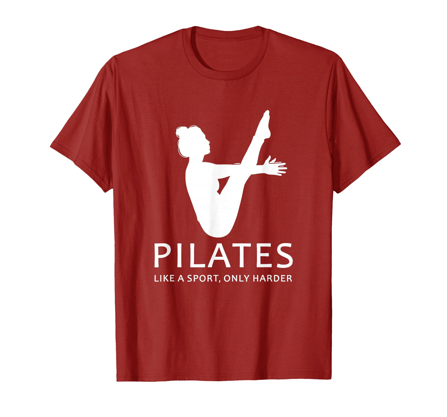 Pilates Like A Sport Only Harder Funny Contrology Saying Gag T-Shirt