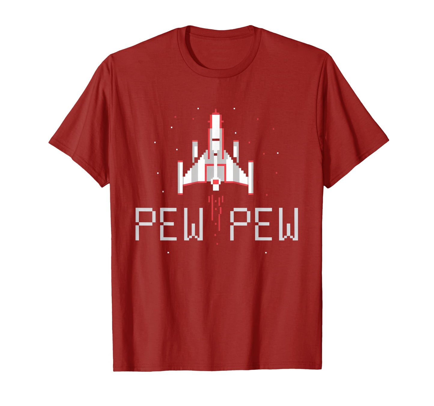 Pew Pew Gamer Vintage 80's 90's Arcade Gaming Lover T-Shirt