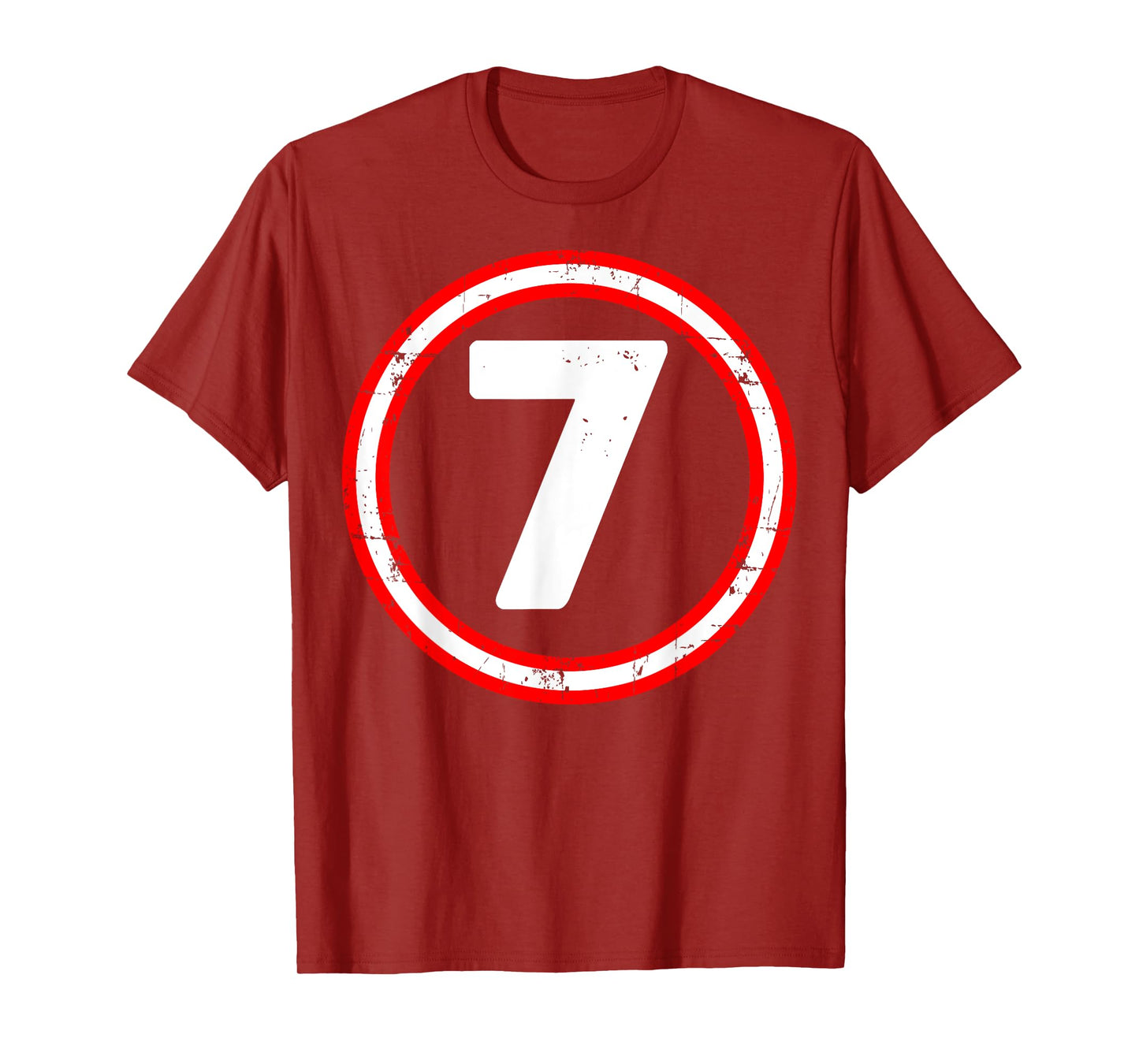 7th Birthday of Boy or Girl, 7 Years Old, Seven T-Shirt