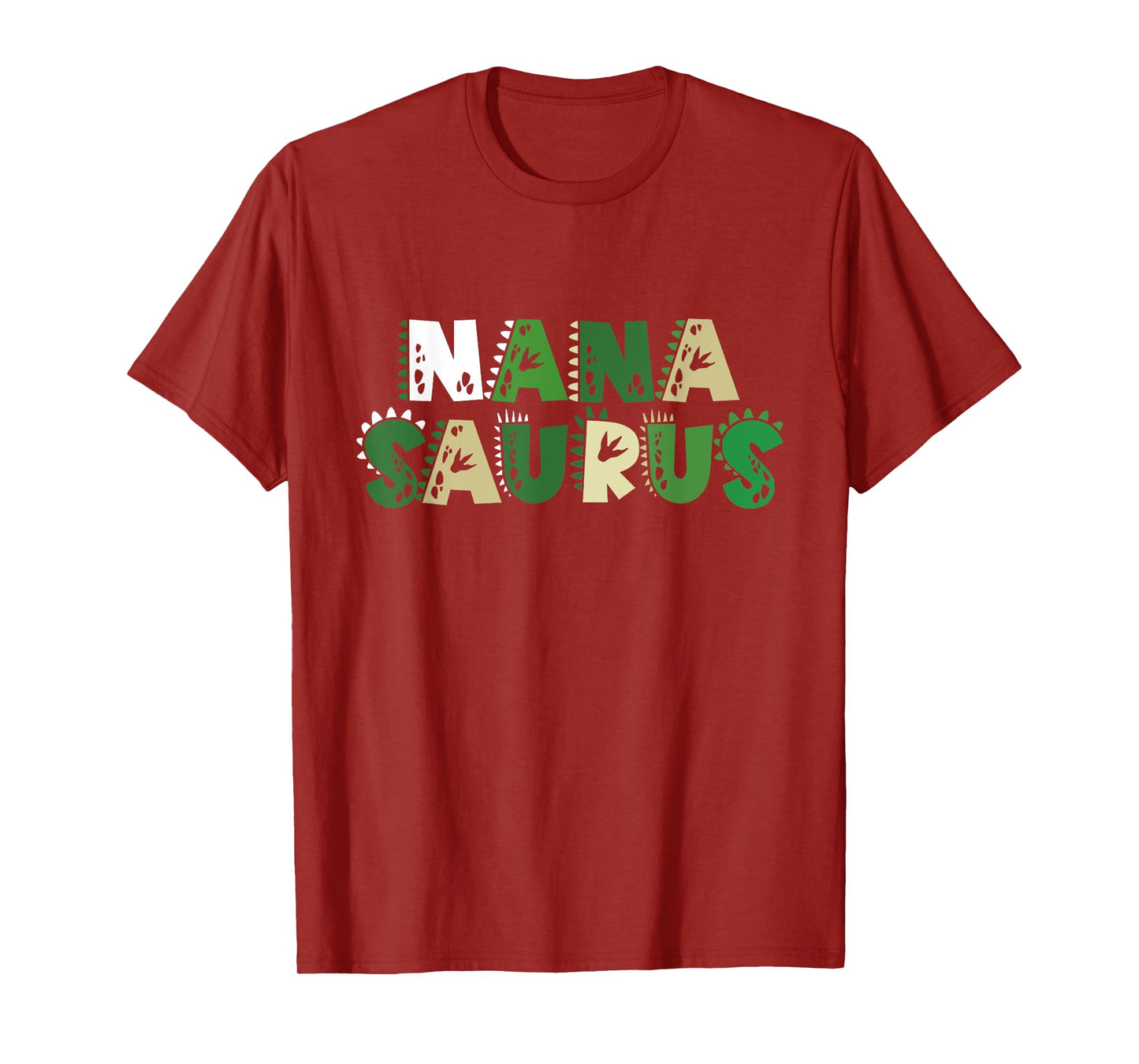 Nana Saurus Family Birthday Grandma Dinosaur Men Women Kids T-Shirt