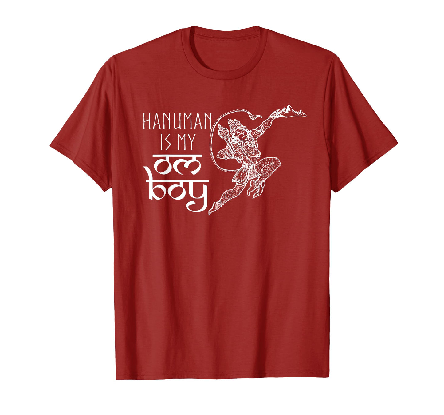 Funny Hanuman Is My Om Boy Hindu God Shirt T-Shirt