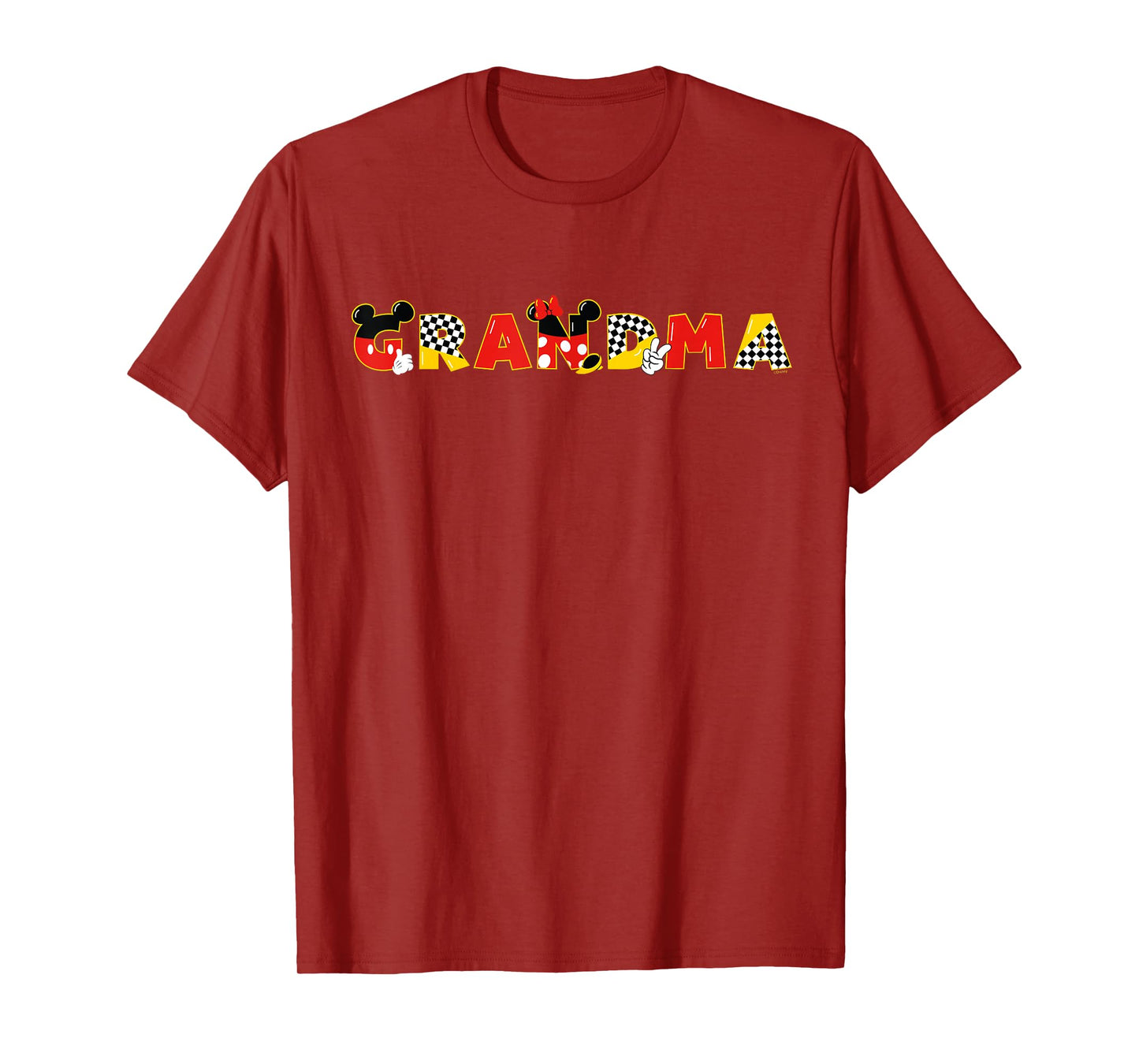 Disney Mickey & Minnie Grandma Gift Family Trip Vacation T-Shirt
