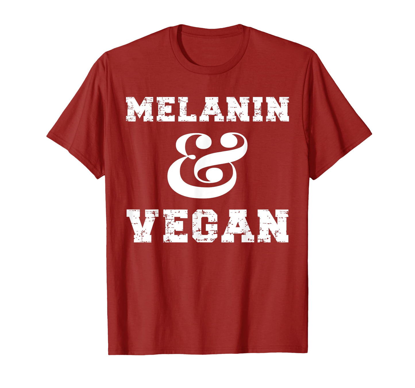 Melanin And Vegan Black African American Vegan Women T-Shirt
