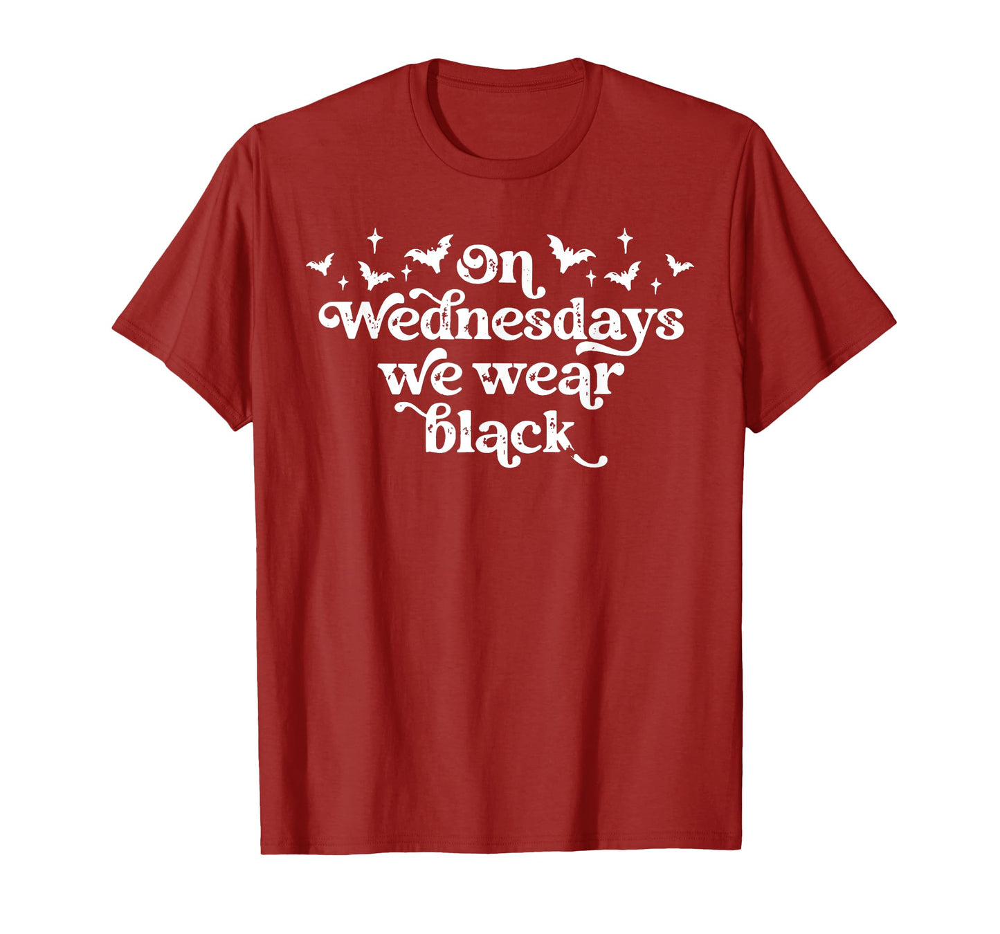 On Wednesdays we wear Black T-Shirt