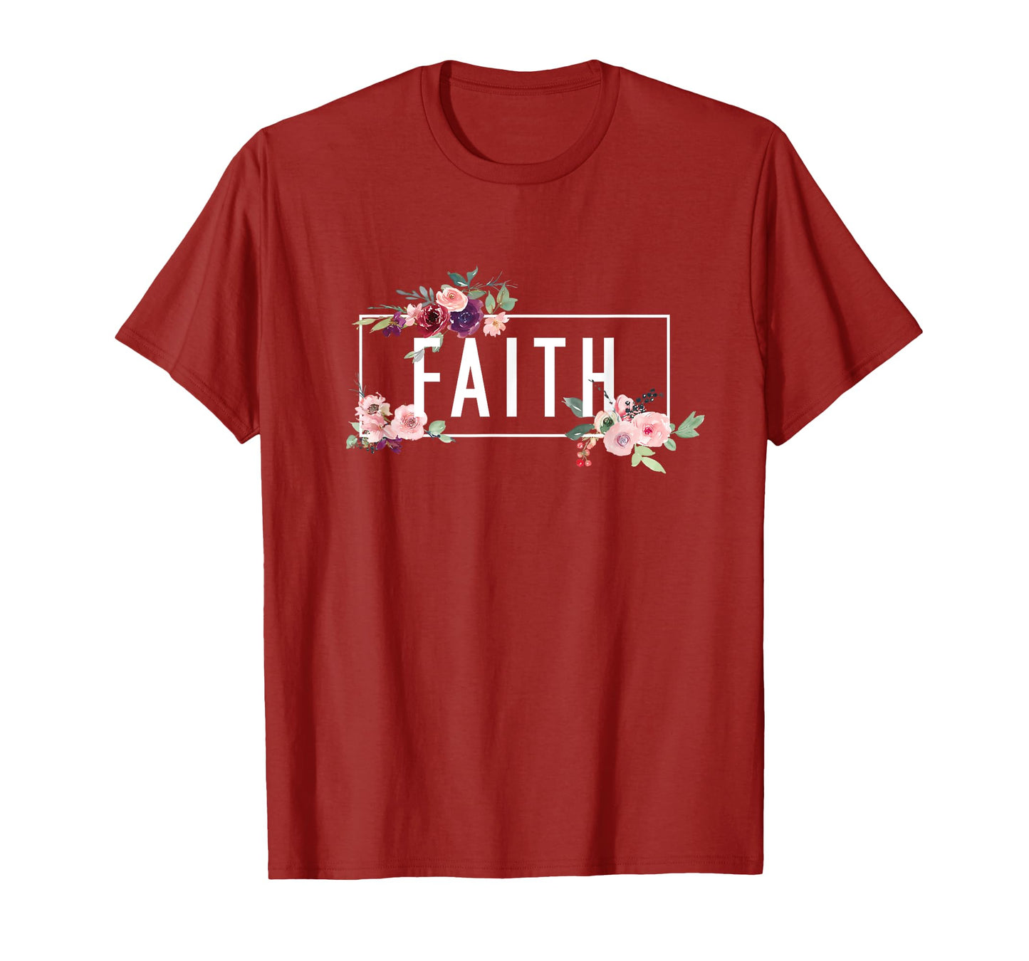 Modern Flora Flowers Bouquet Design. Spiritual Woman Faith T-Shirt