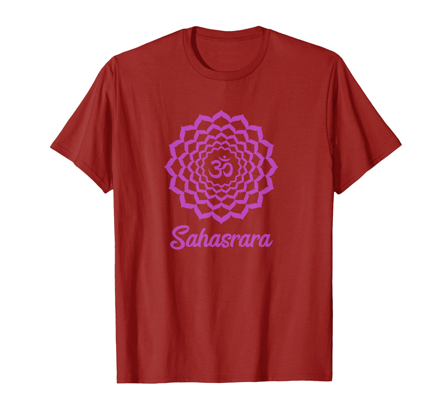 Crown Chakra Symbol Purple Sahasrara Yogi Yoga T-Shirt