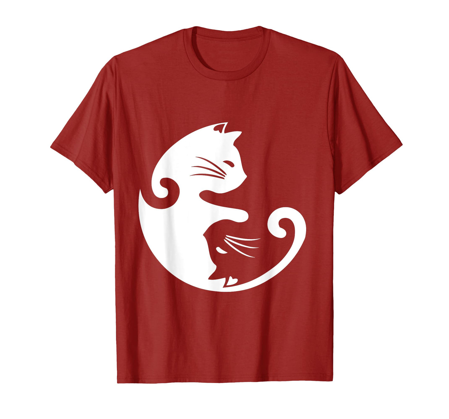 Cat Ying Yang Shirt Spirituality Meditation Yoga Gift Tee Men Women Girls Kids T-Shirt