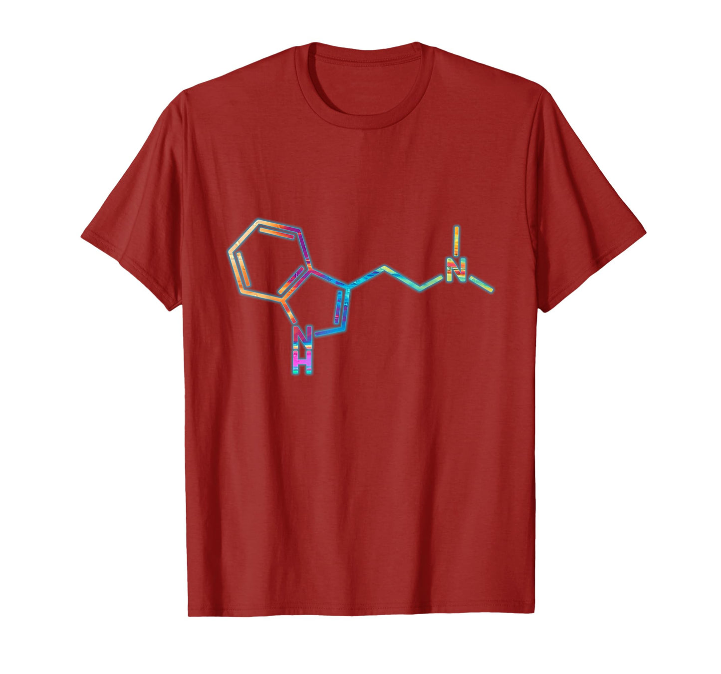 Spiritual DMT Molecule T-Shirt for Psychedelic Art Lovers