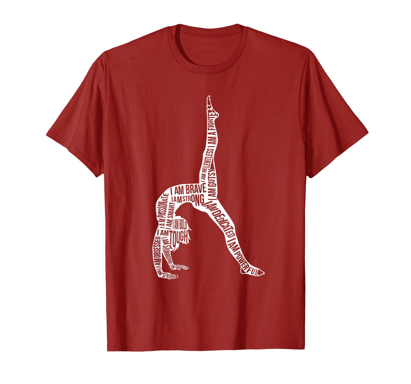 Cheerleading Tumbling Flip Acrobatic Girls Design Gymnastics Typography Funny Gymnast Handstand Women's Black Short Sleeve Classic Fit T-Shirt